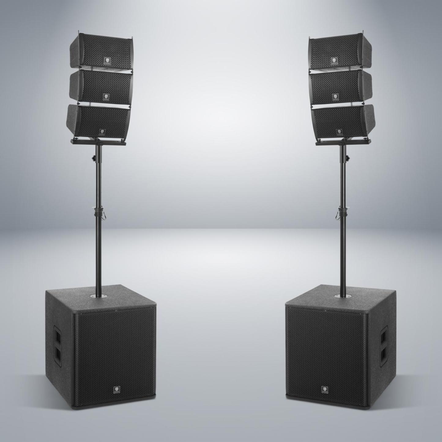PRORECK CLUB 8000| 8000W DJ/Powered PA Speaker System