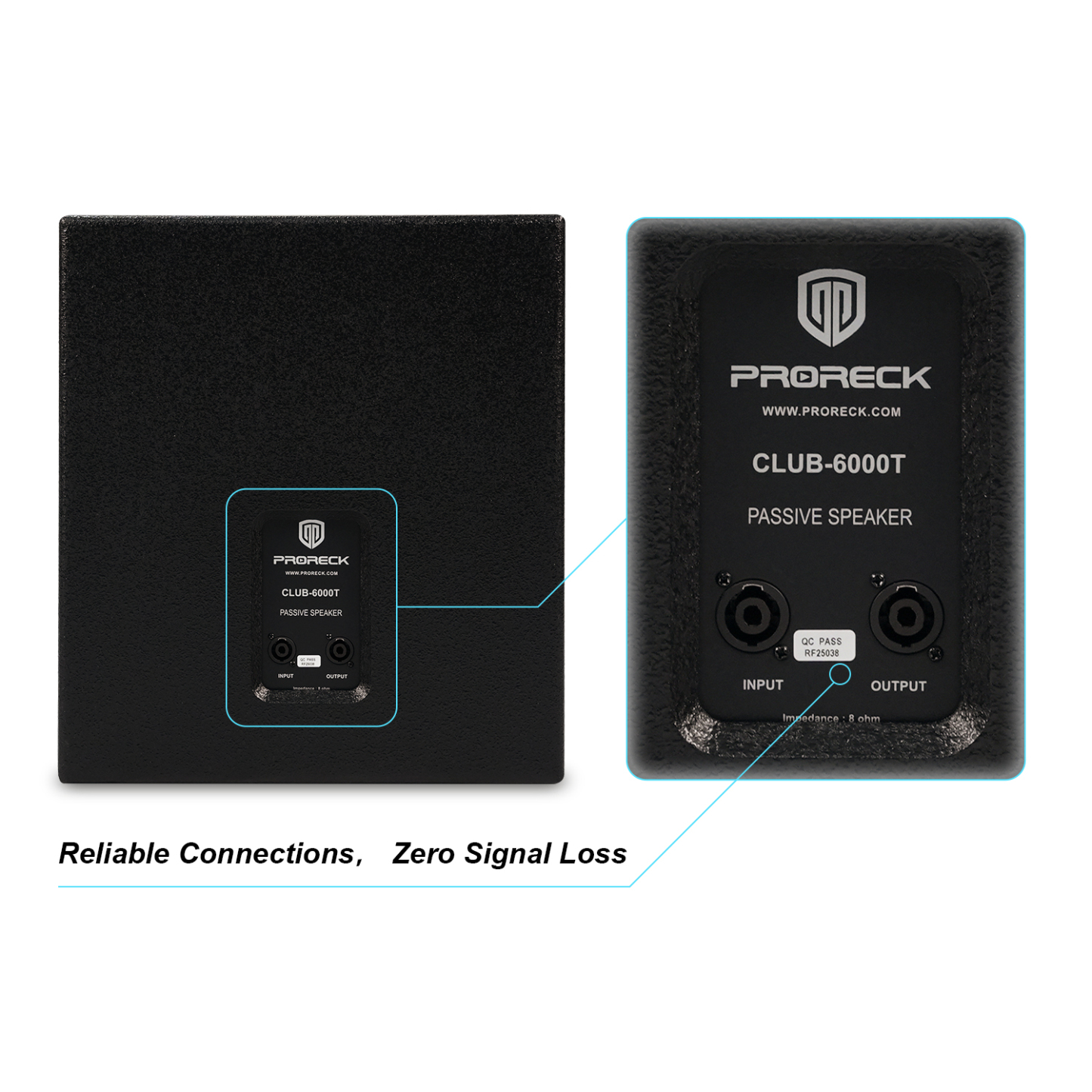 PRORECK Club 6000 | PA SYSTEM DJ SPEAKER SYSTEM | PASSIVE SUB
