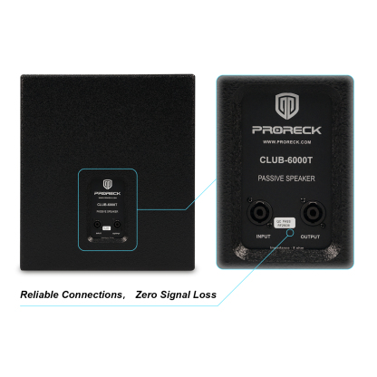 PRORECK Club 6000 | PA SYSTEM DJ SPEAKER SYSTEM | PASSIVE SUB