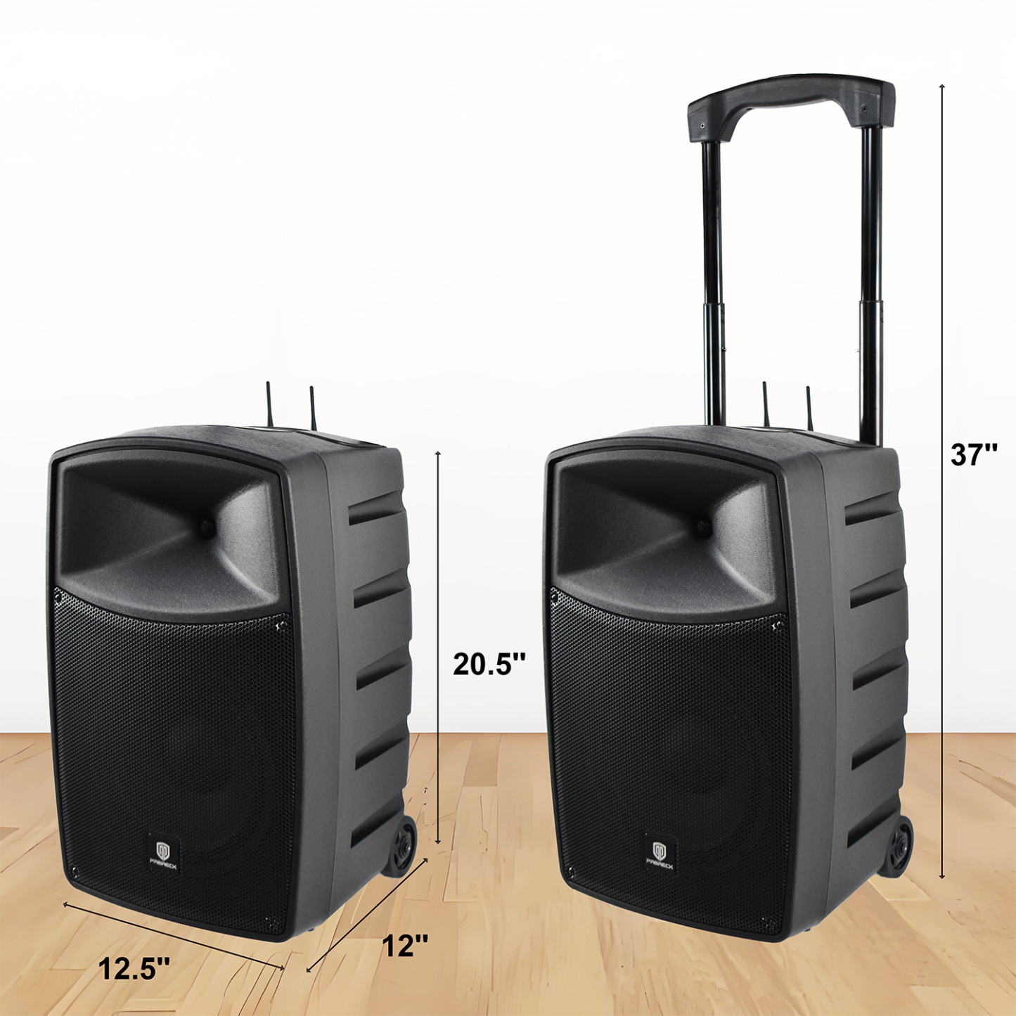 PRORECK Freedom 10 | 10'' Inch Party & Karaoke Speakers with Rechargeable Battery