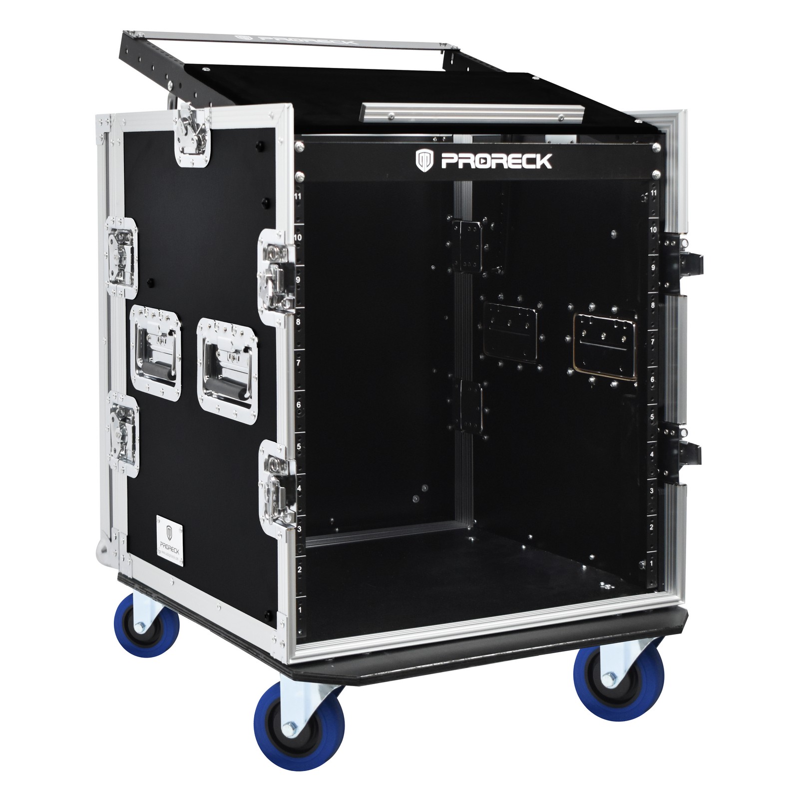 Road Runner 12RRUAD 12U Deluxe Effects Rack | Pro Audio Cases