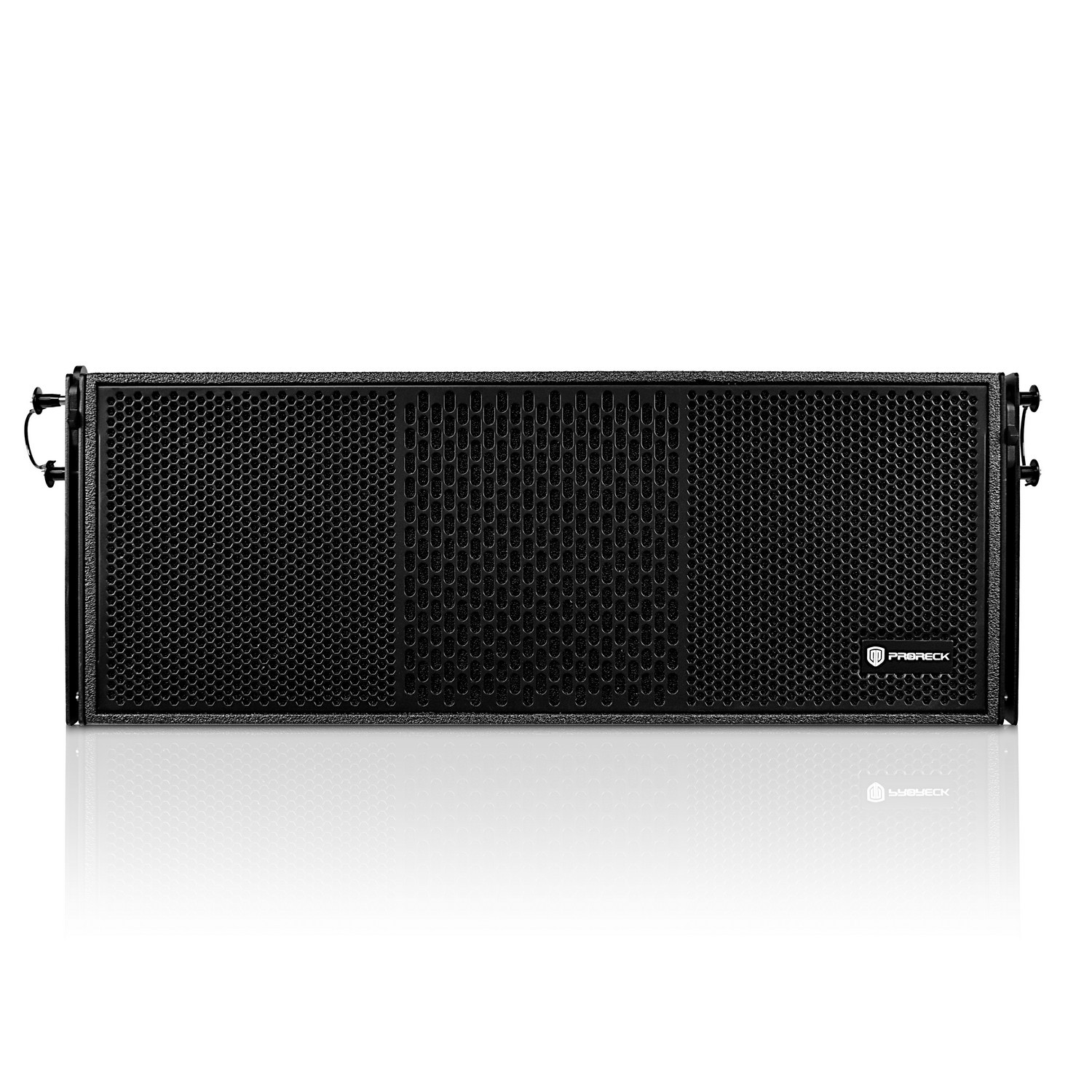 PRORECK PR-208AP Dual 8" Powered Line Array Speaker System | 1000W Peak Power|Single Speaker with Fly Case