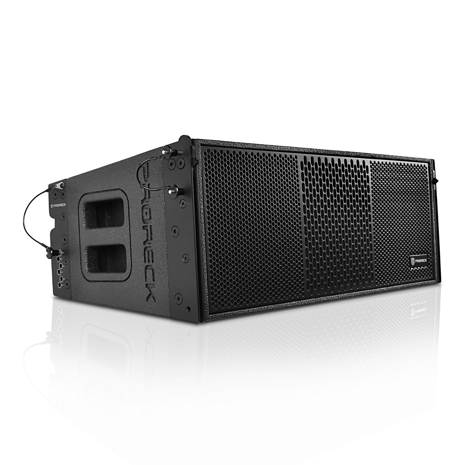 PR-208AP 8" Powered Line Array Speaker with Fly Case- PRORECK