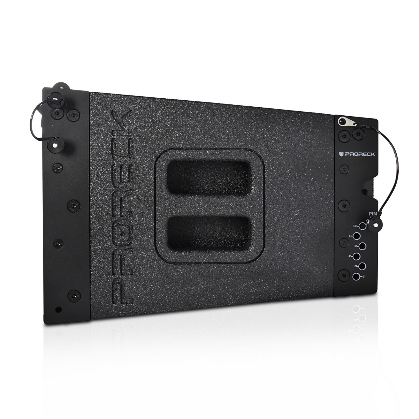 PRORECK PR-210BP Dual 10" Powered Line Array Speaker System | 5000W Peak Power|Set of 4 with Flying Hardware