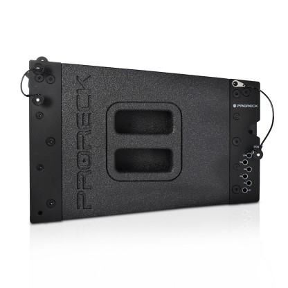 PRORECK PR-210BP Dual 10" Powered Line Array Speaker System | 5000W Peak Power|Set of 4 with Flying Hardware