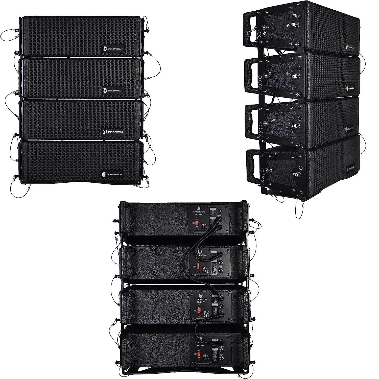 PRORECK PR-212T | Dual 12''Subs 6000W Powered PA System Large