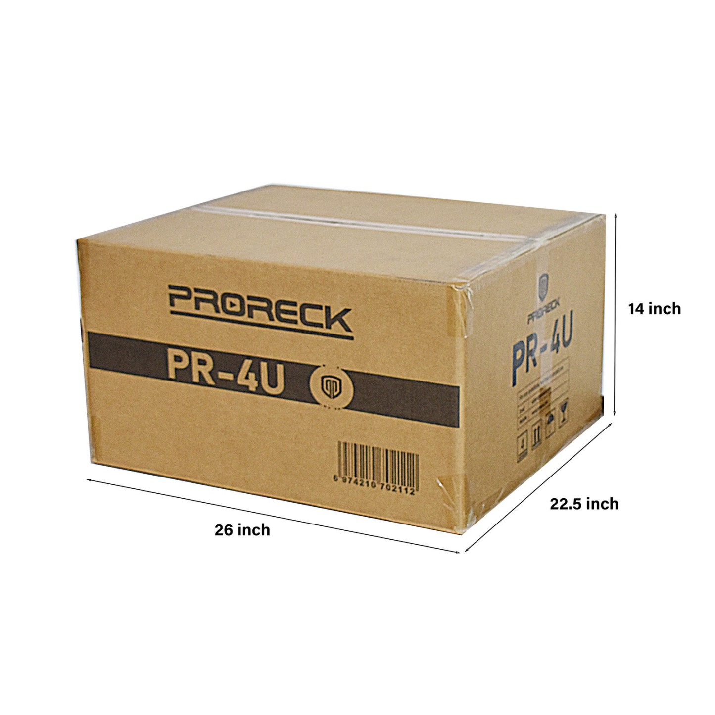 PR-4U Audio Rack Case | Flight Case 4U - PRORECK