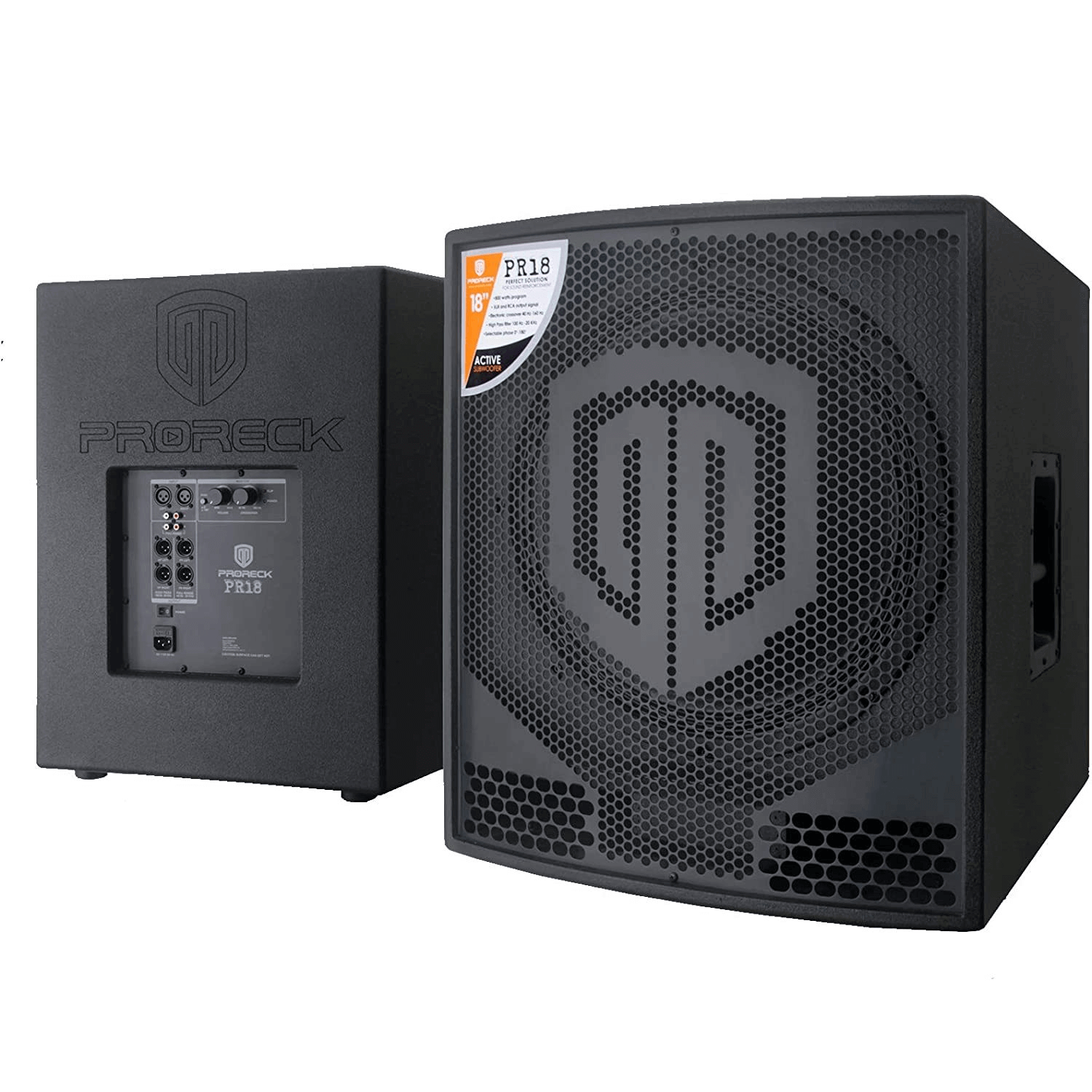 Proreck PR18 | 3000W Powered 18 inch PA Subwoofer