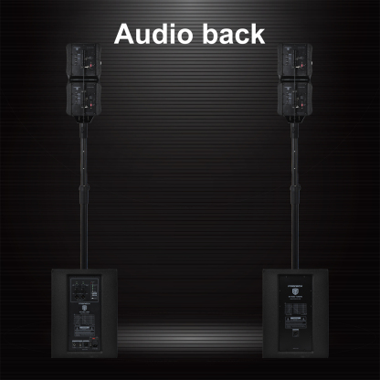 PRORECK STAGE-1260 | 3400W Dual-12 Inch Suboofers | Enchanced CLUB-8000 