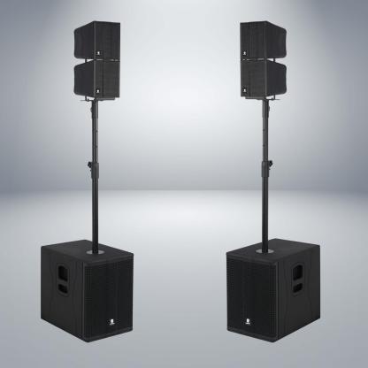 PRORECK STAGE-1260 | 3400W Dual-12 Inch Suboofers | Enchanced CLUB-8000 