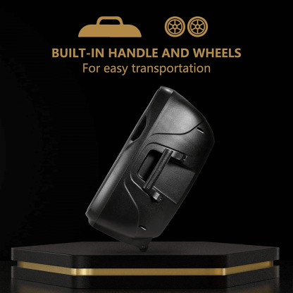 PRORECK Titan 15A | 600W 15inch LED Powered Bluetooth PA Speaker 