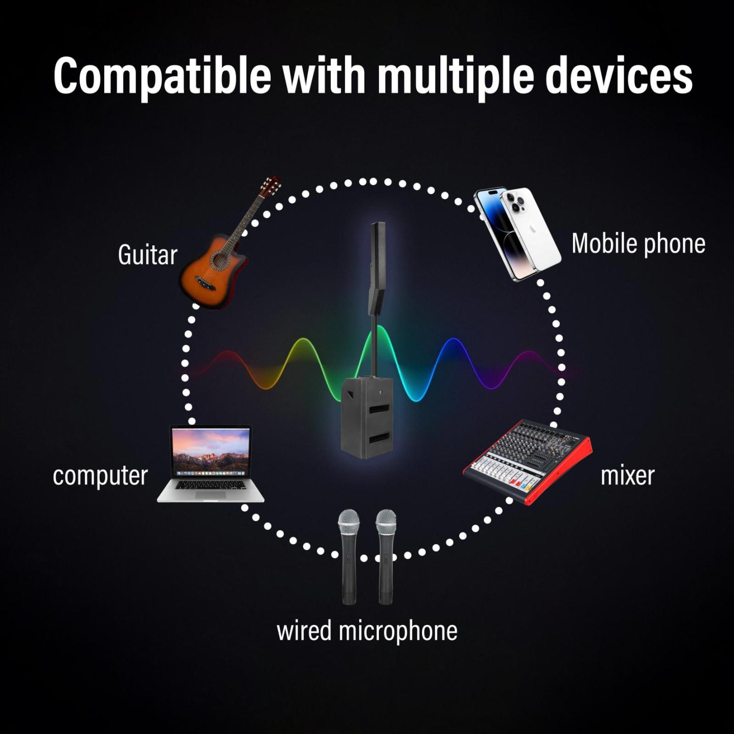 PRORECK 800EX | 12" Tower Speaker proreck speakers