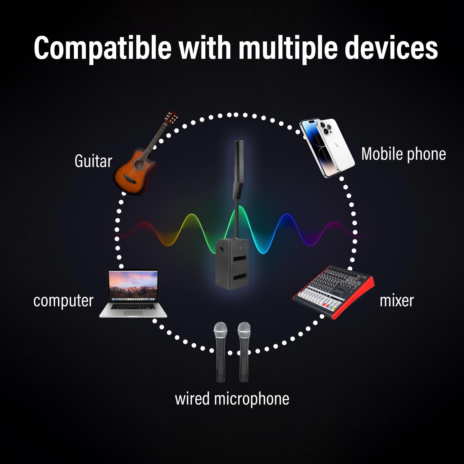 PRORECK 800EX | 12" Tower Speaker proreck speakers