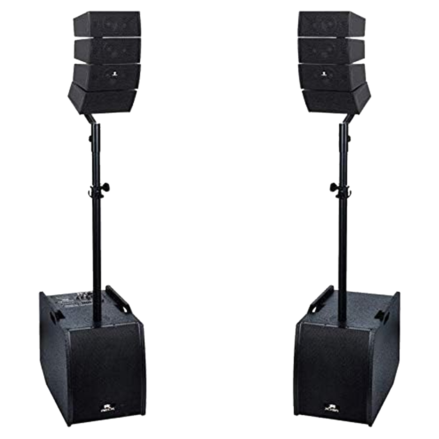 PRORECK Club AEF | 12-Inch 4000 Watt DJ/Powered PA Speaker System Combo Set