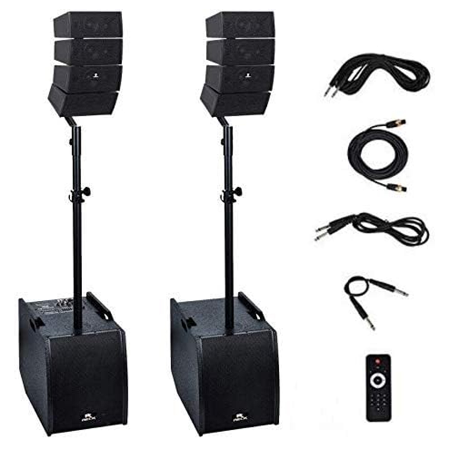 PRORECK Club AEF | 12-Inch 4000 Watt DJ/Powered PA Speaker System Combo Set