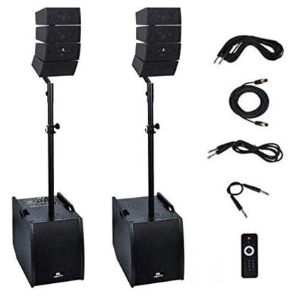 PRORECK Club AEF | 12-Inch 4000 Watt DJ/Powered PA Speaker System Combo Set
