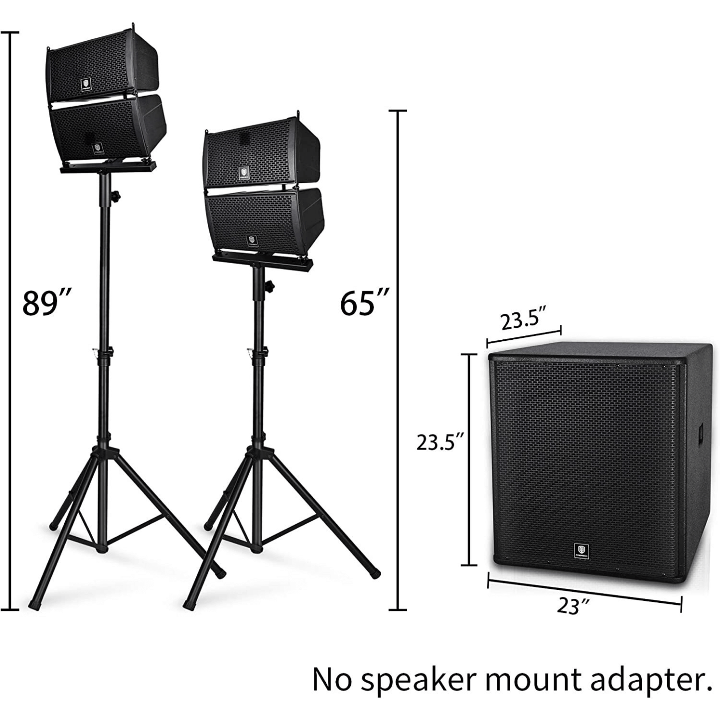 PRORECK Club 4000 | 18inch Sub1800W PA System|Bluetooth