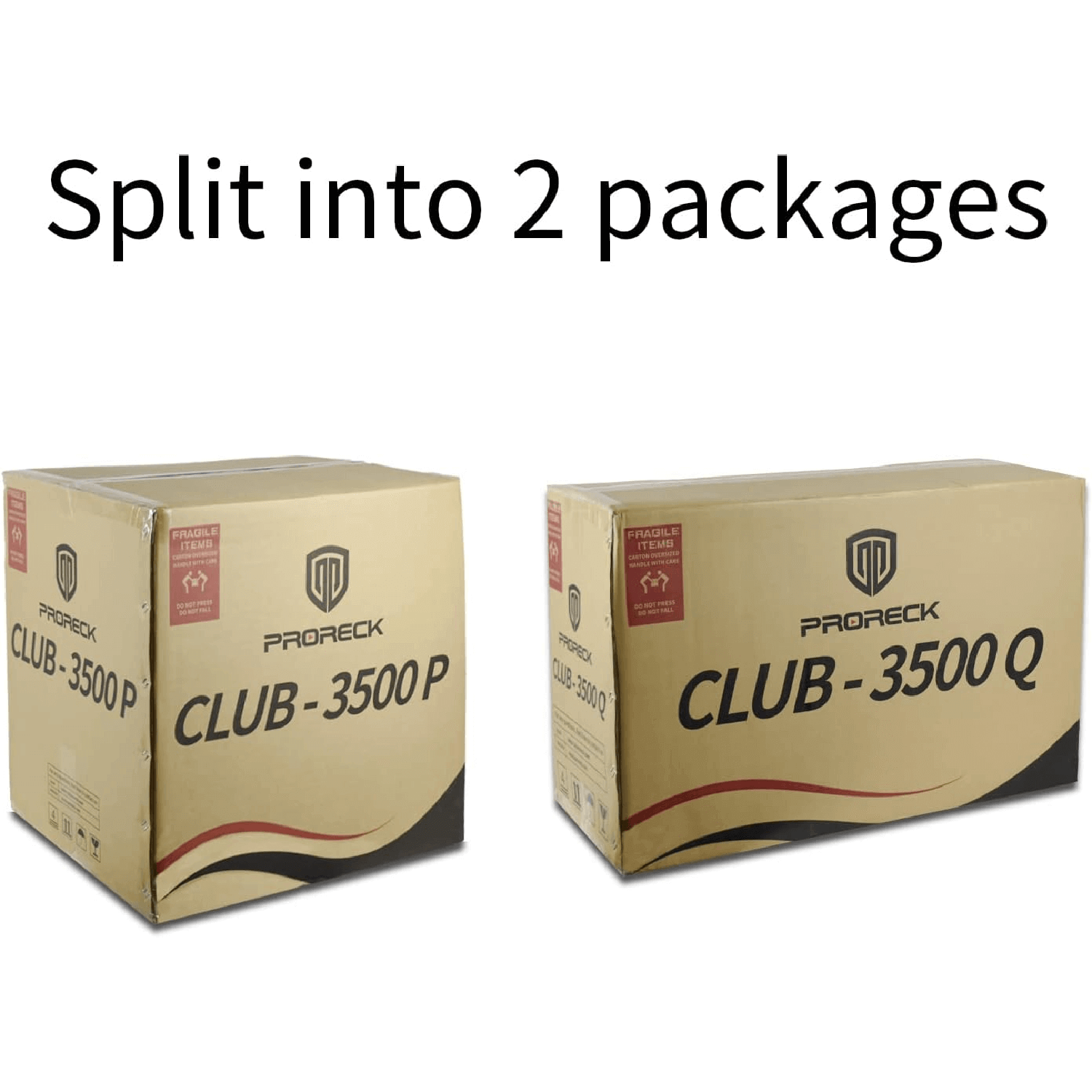 PRORECK Club 3500 | Bluetooth 3500W Party PA System |15''SUB|15 inch powered subwoofer