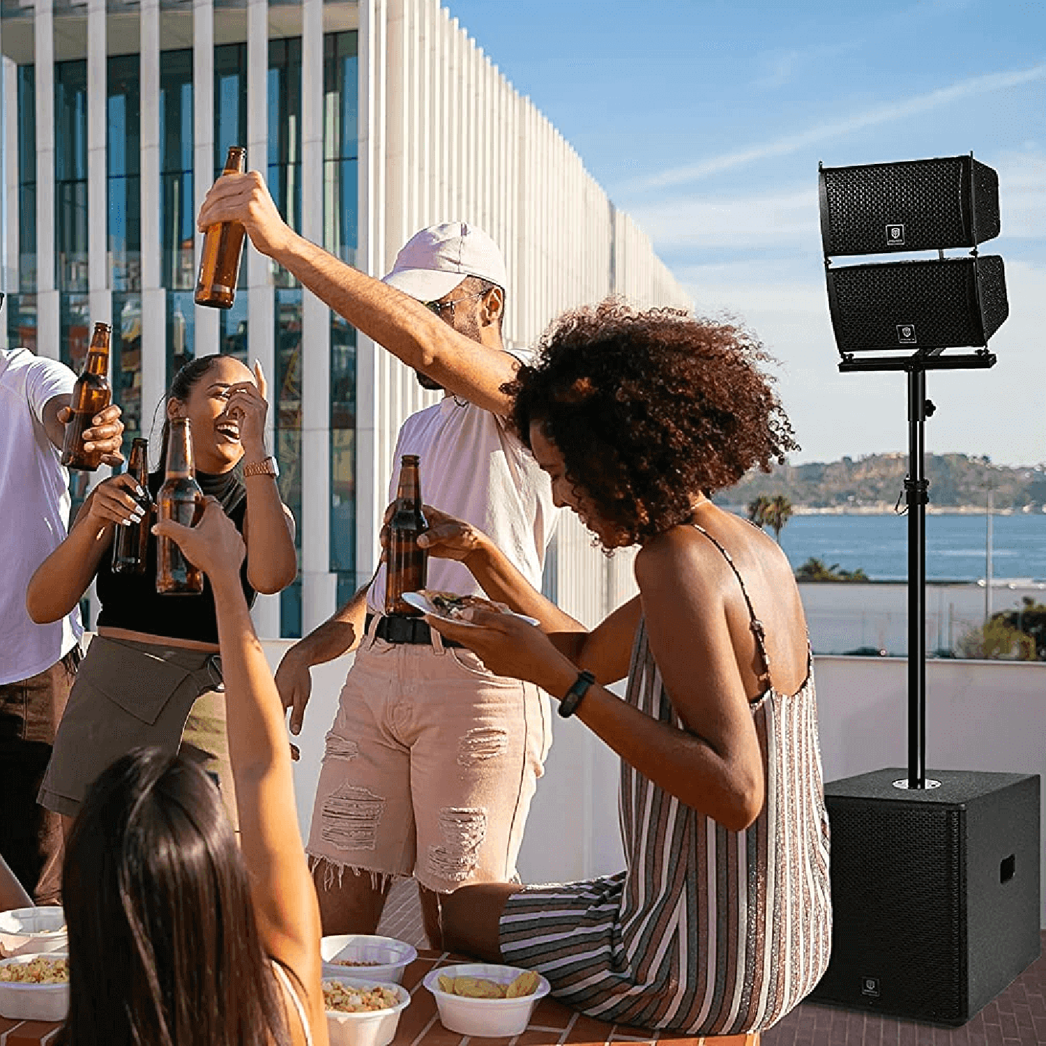 PRORECK Club 6000 | Dual-15 Inch Subwoofer PA System 3000W