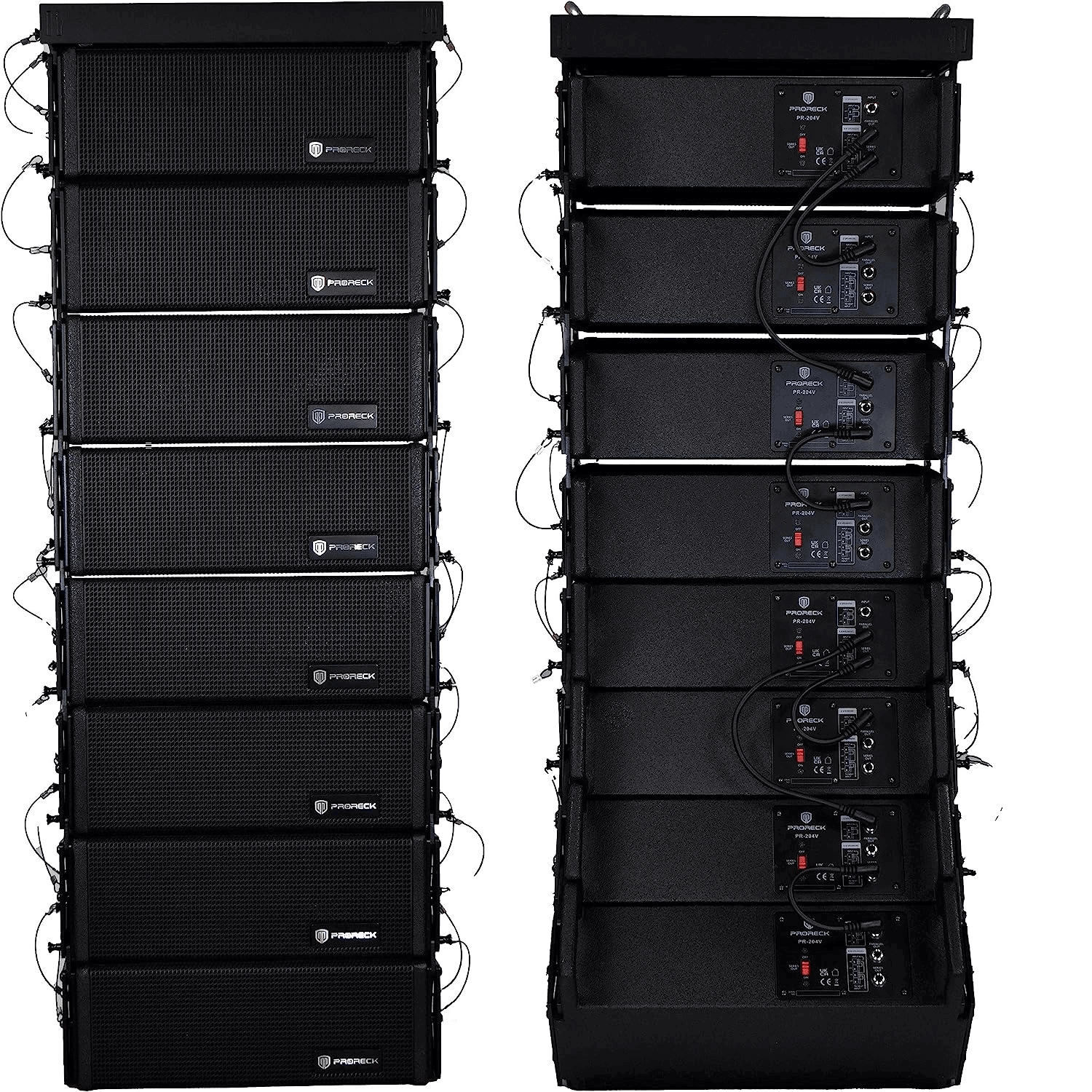 PRORECK PR-212TS | 7200W High Dual-12 Inch Suboofers | Large PA System Venue Set