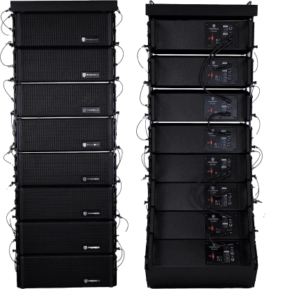PRORECK PR-212TS | 7200W High Dual-12 Inch Suboofers | Large PA System Venue Set