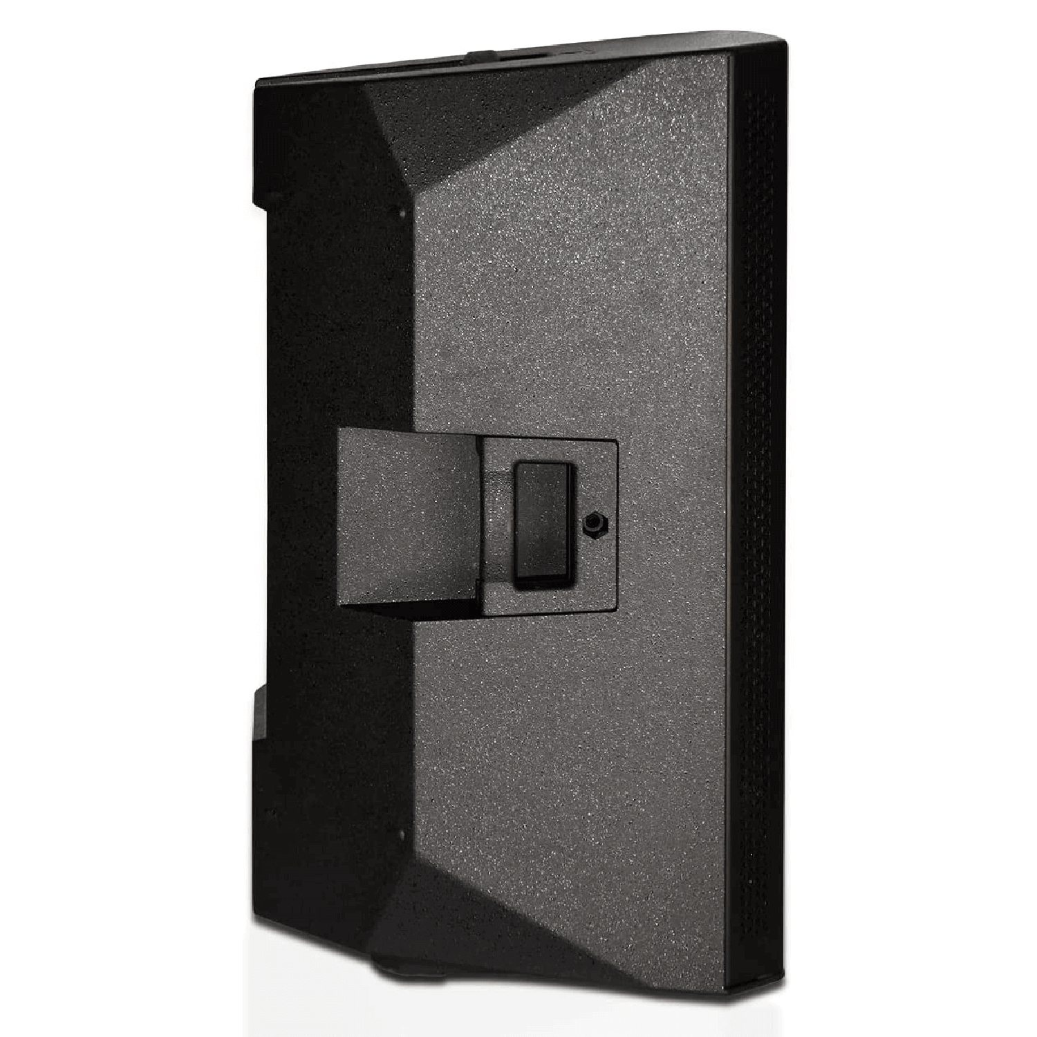 Side view of PRORECK SP15 15-inch powered PA subwoofer