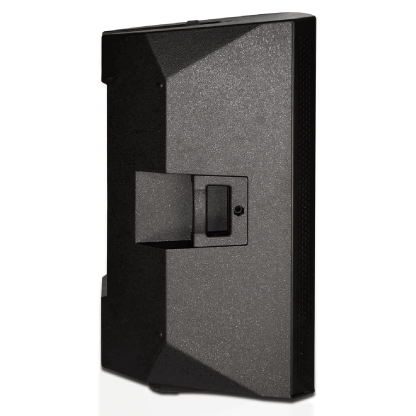 Side view of PRORECK SP15 15-inch powered PA subwoofer