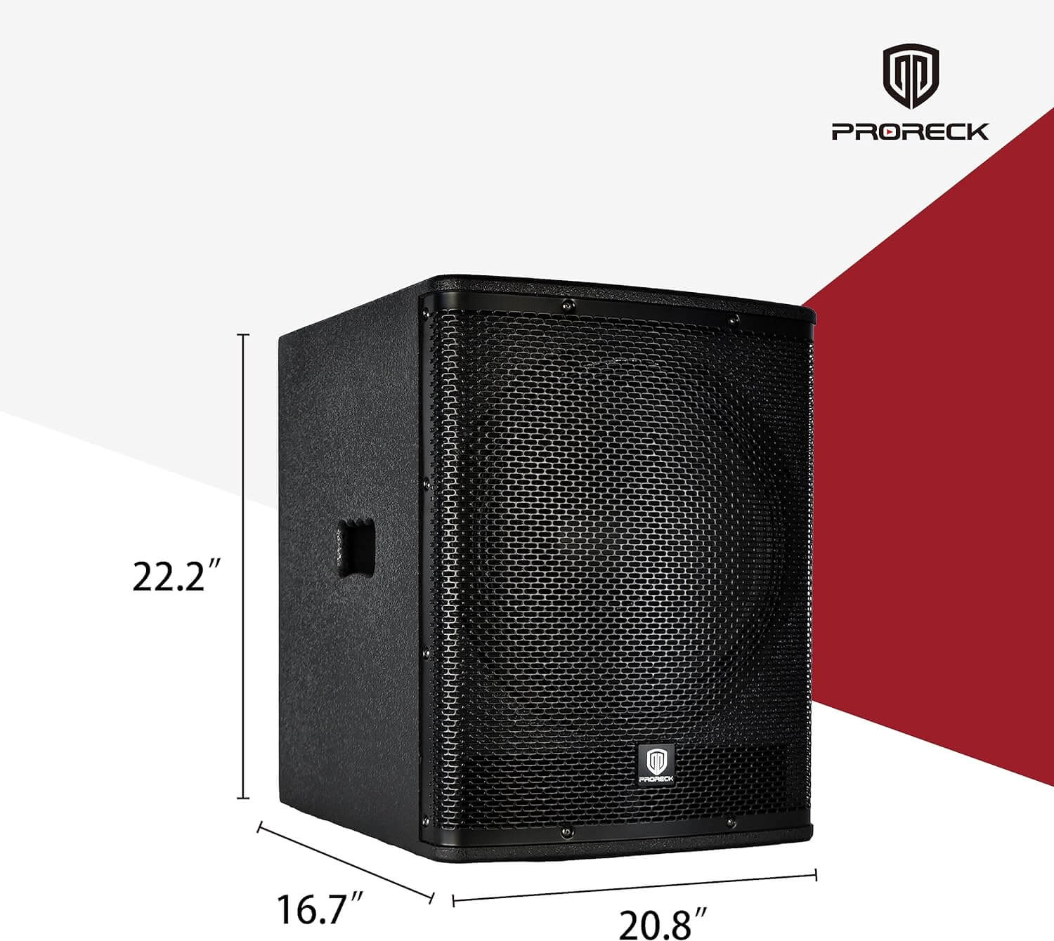 PRORECK SP-15X SPEAKERS SUBWOOFER |15 inch subwoofer | Size for PRORECK SP-15X