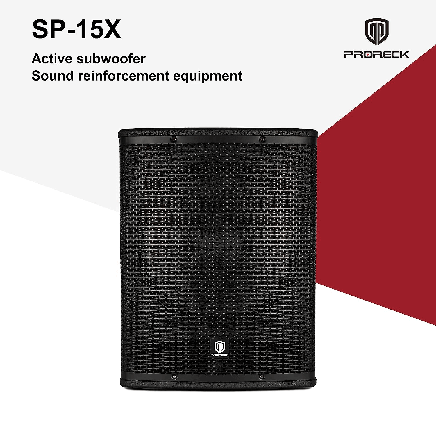 PRORECK SP-15X | 15 inch 1200W Powered Subwoofer Cabinet
