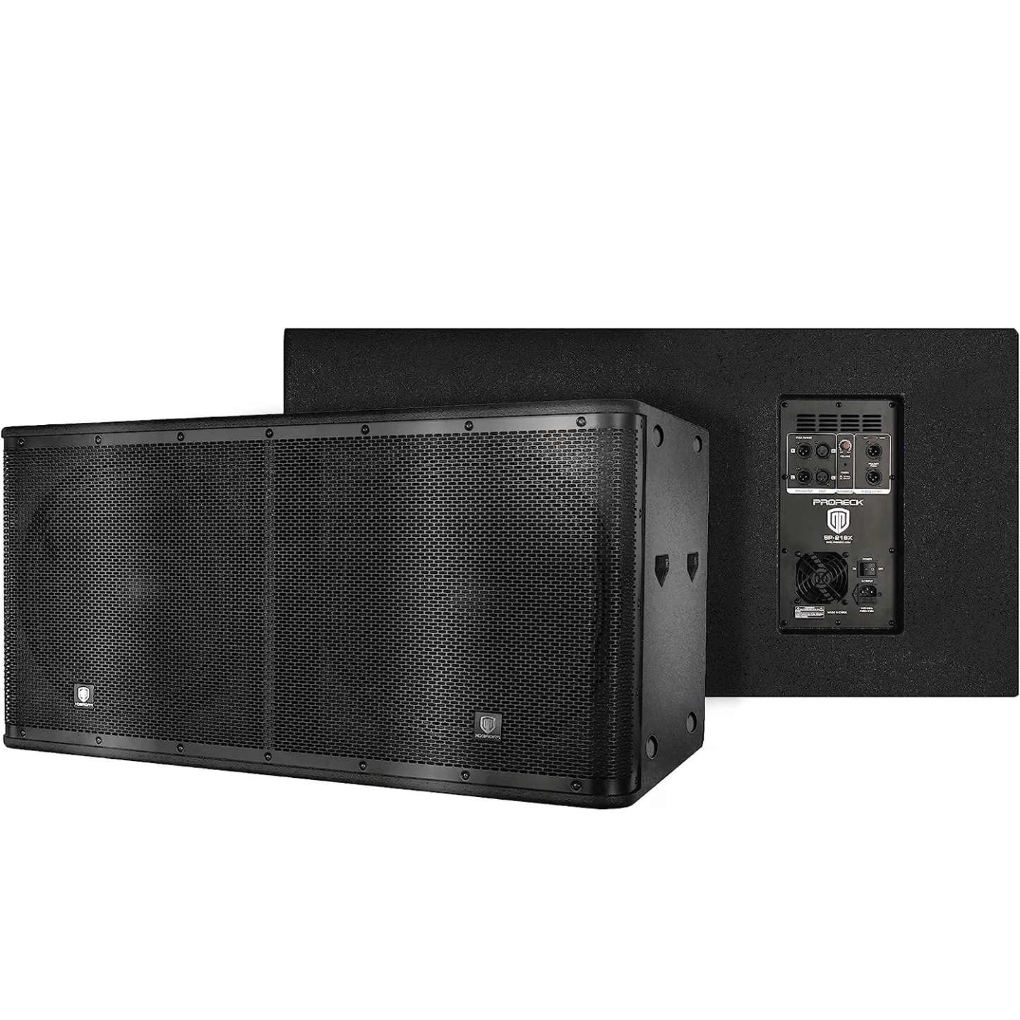 PRORECK SP-218X | Dual 18 Inch Powered Subwoofer|3000W Bass