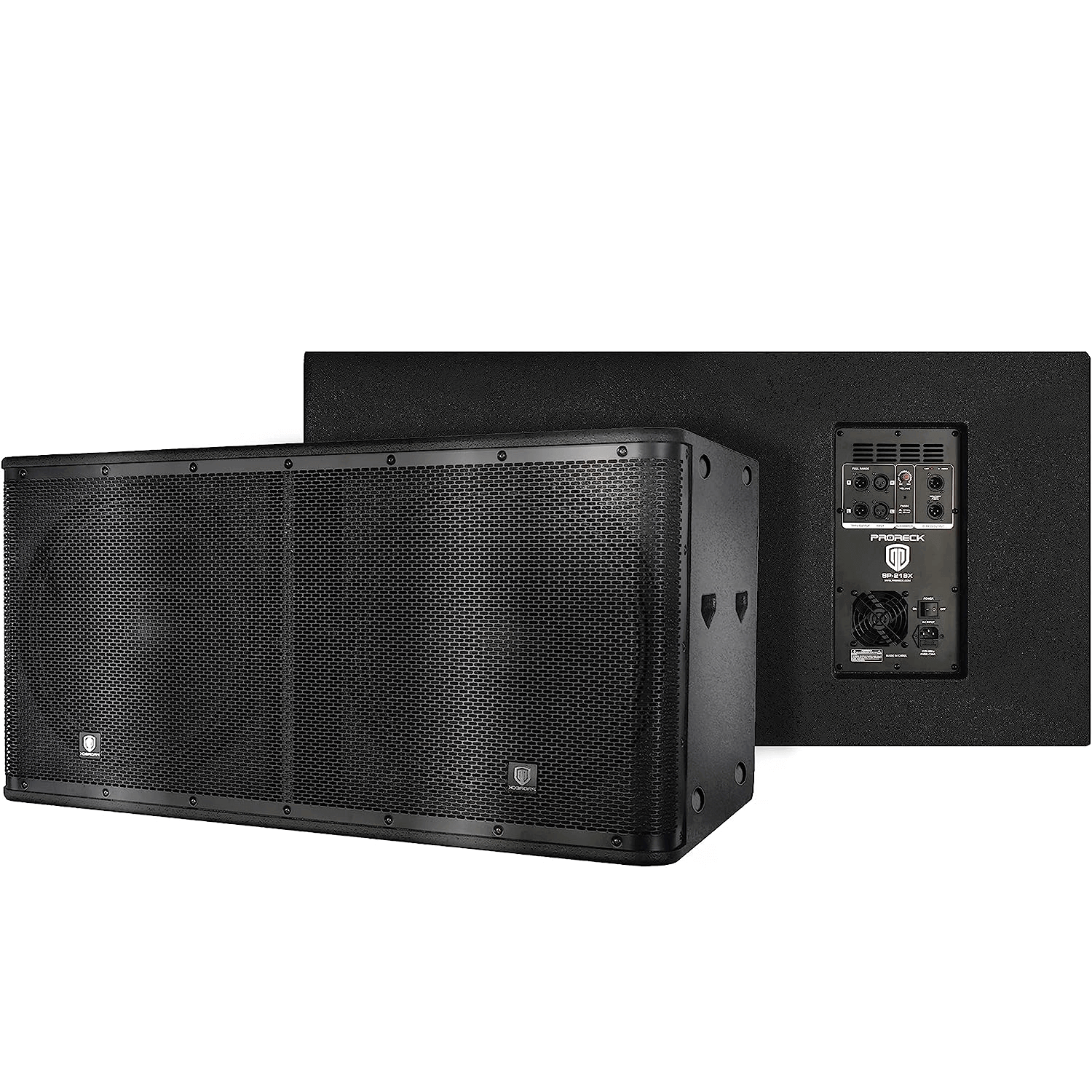PRORECK SP-218X | Dual 18 Inch Powered Subwoofer|3000W Bass