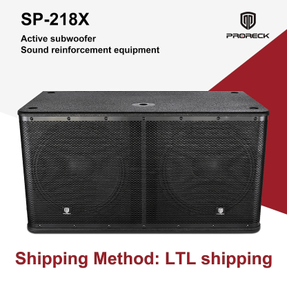 PRORECK SP-218X | Dual 18 Inch Powered Subwoofer|3000W Bass