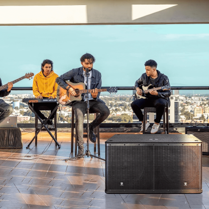 PRORECK SP-218X | Dual 18 Inch Powered Subwoofer|3000W Bass