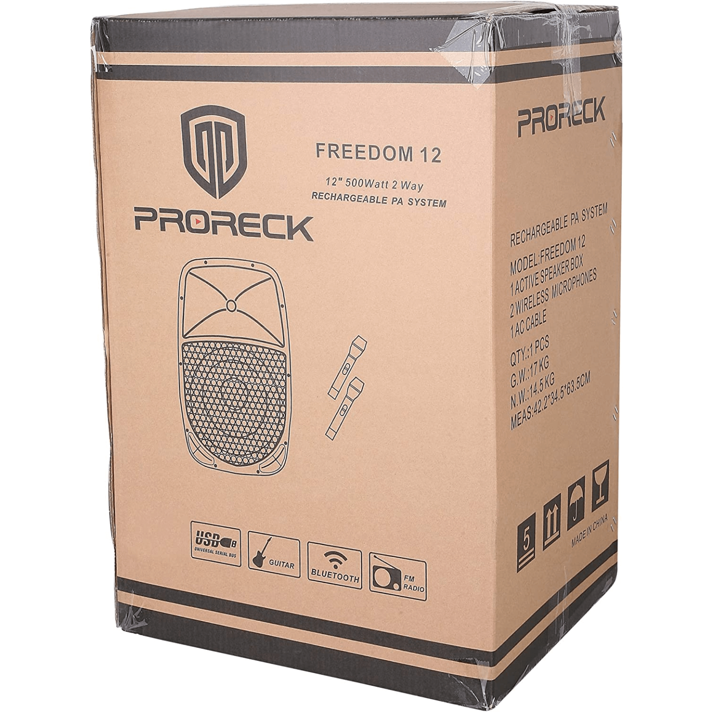 PRORECK Freedom 12 |Wireless Speaker|Portable PA speaker 