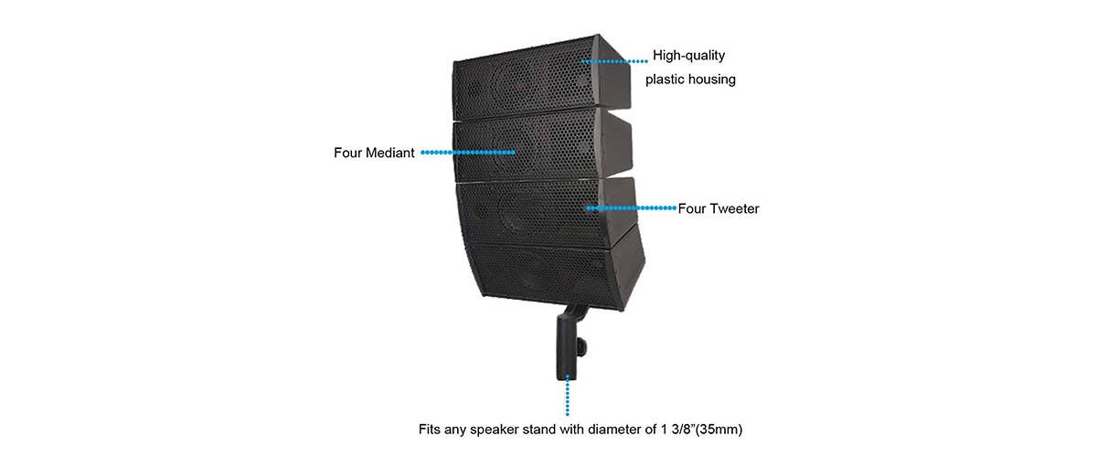 club3000 array speaker details