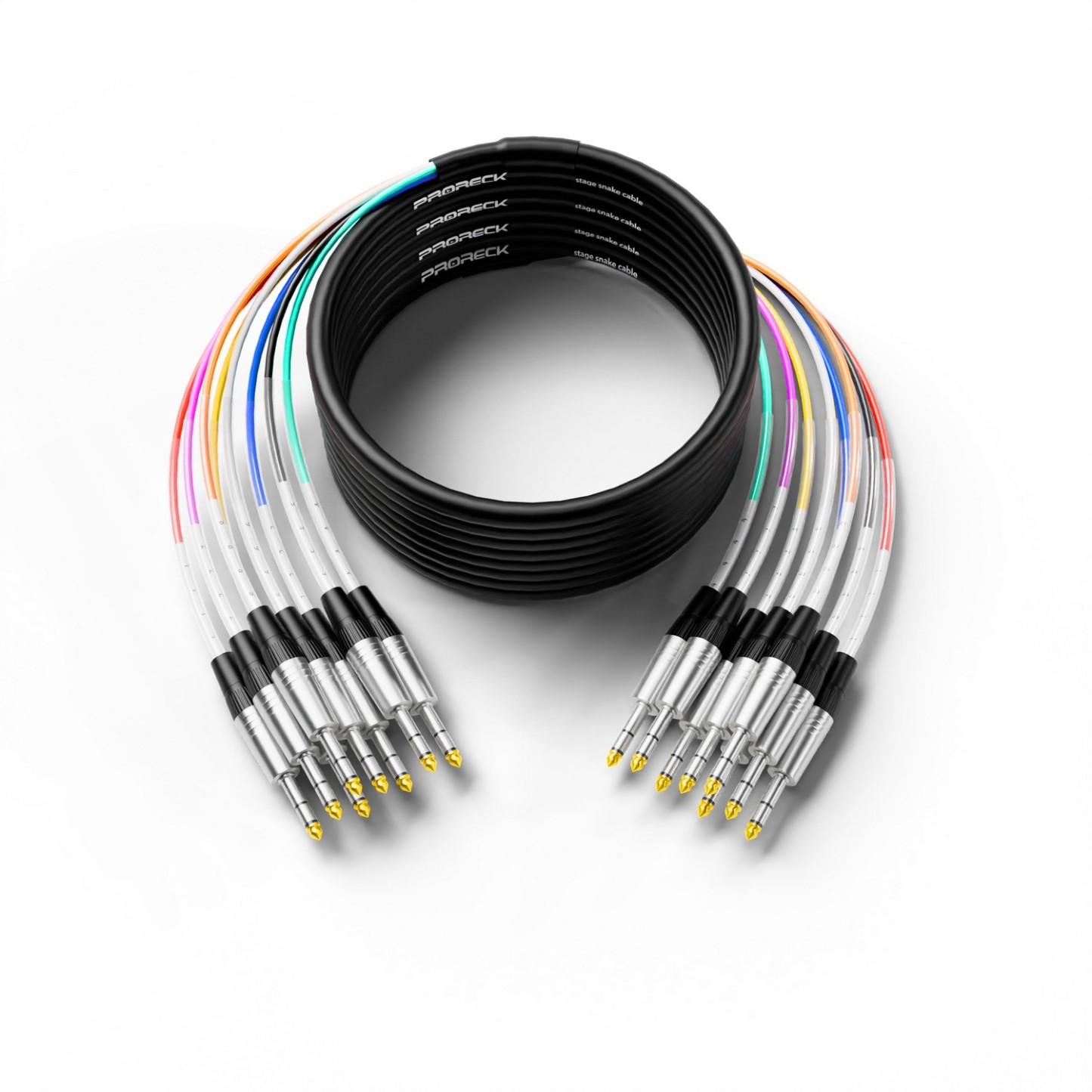 PRORECK 25ft 8-Channel TRS Cable – Audio Snake