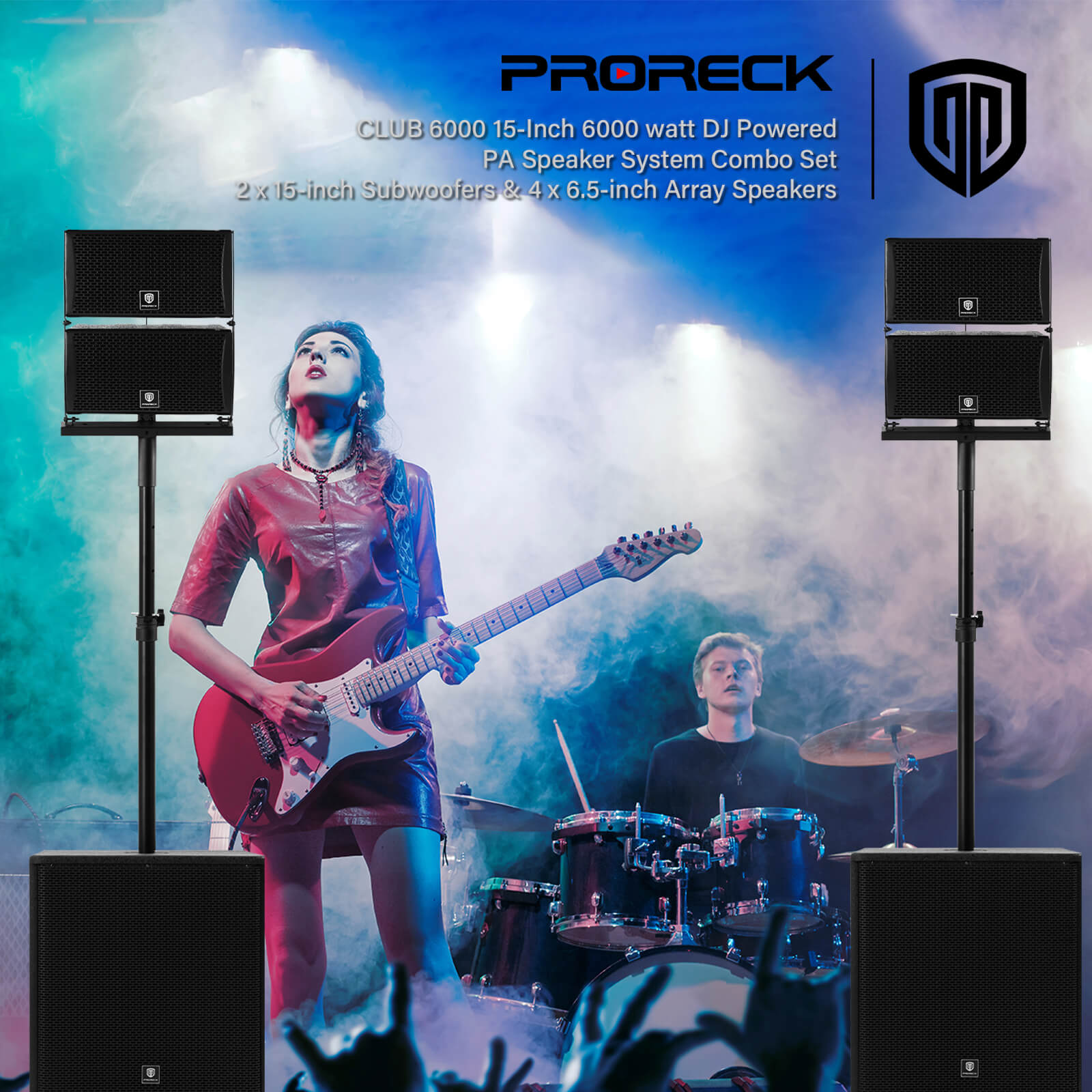 proreck-club-6000-pa-system