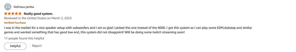 PRORECK Club 8000 review for EDM and dubstep, highlighting excellent low end and choosing it over the 4000 series.