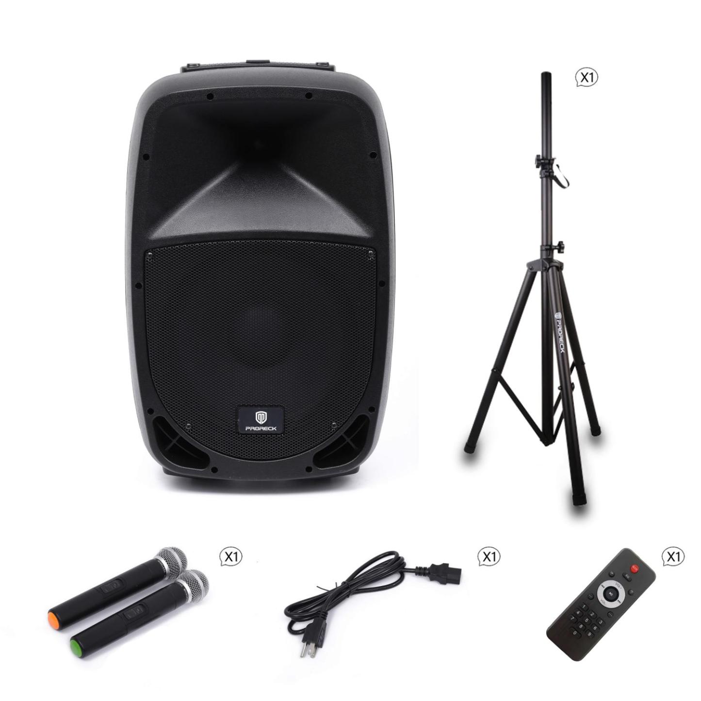PRORECK Freedom 12 | 12" PA Speakers|Party speaker Bluetooth