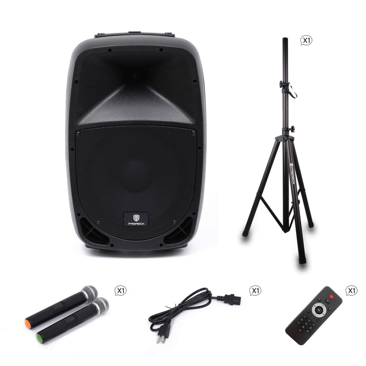 PRORECK Freedom 12 | 12" PA Speakers|Party speaker Bluetooth