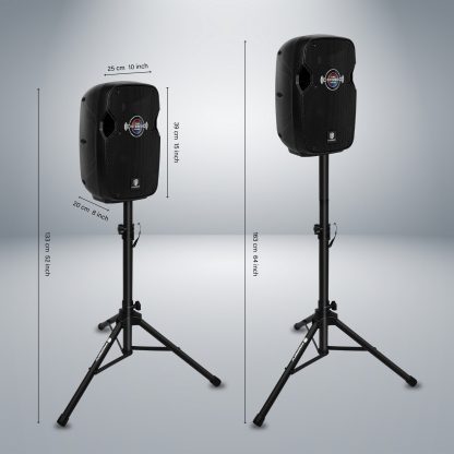 PRORECK Impact8 – 600W Portable PA System with 8” Bluetooth Speakers