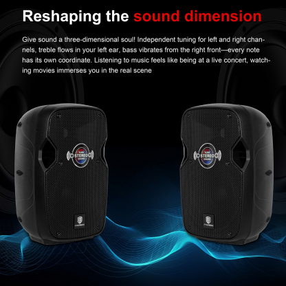 PRORECK Impact8 – 600W Portable PA System with 8” Bluetooth Speakers