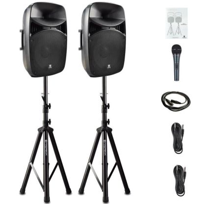 PRORECK MX-15 Passive Speakers | 15‘’ Passive Speakers without Mixer