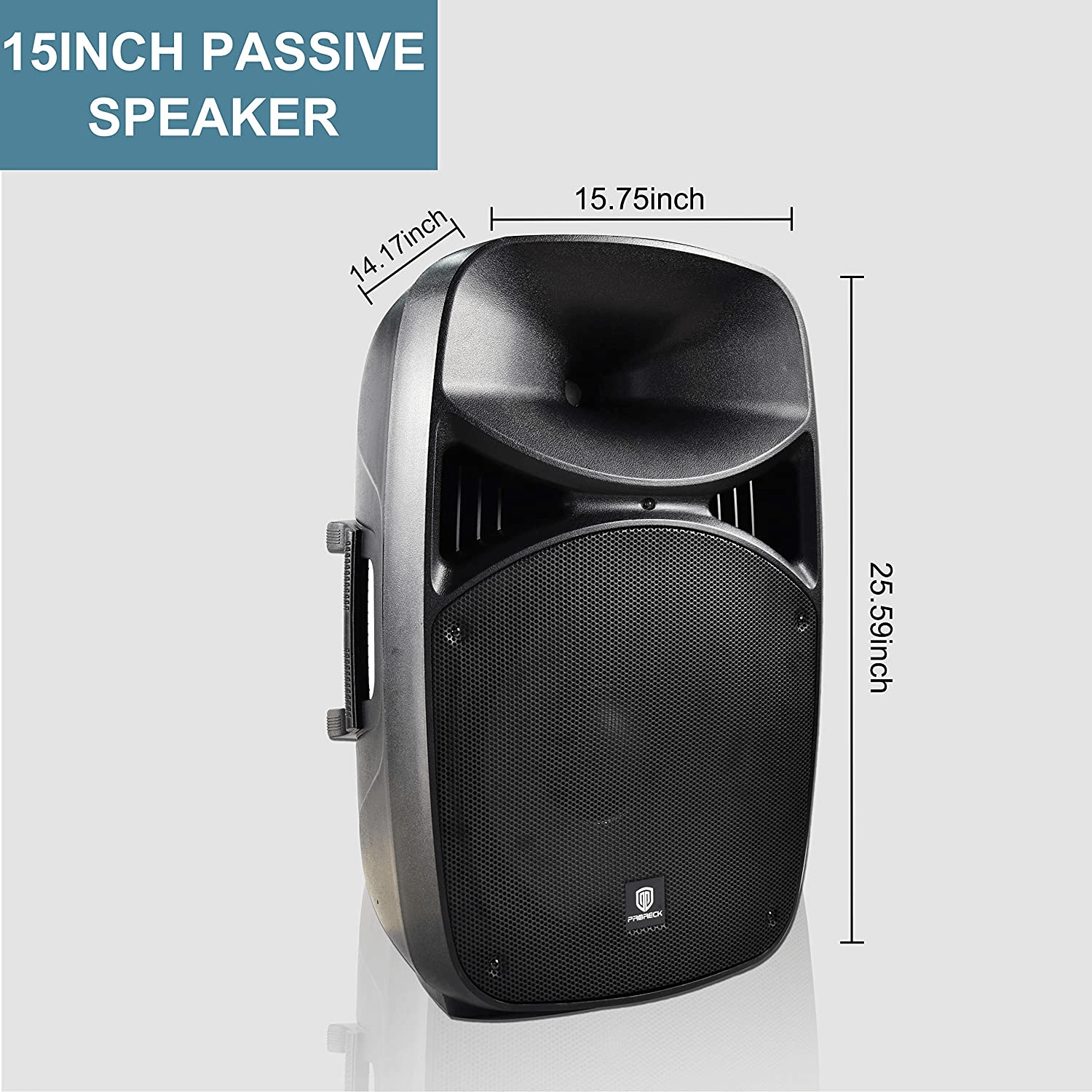 PRORECK Speaker MX15 15inch 2500W 8 Channel Bluetooth Powered PA System Mixer