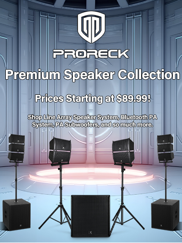 proreck speakers sale, proreck pa system, good price, proreck official website, audio subwoofers