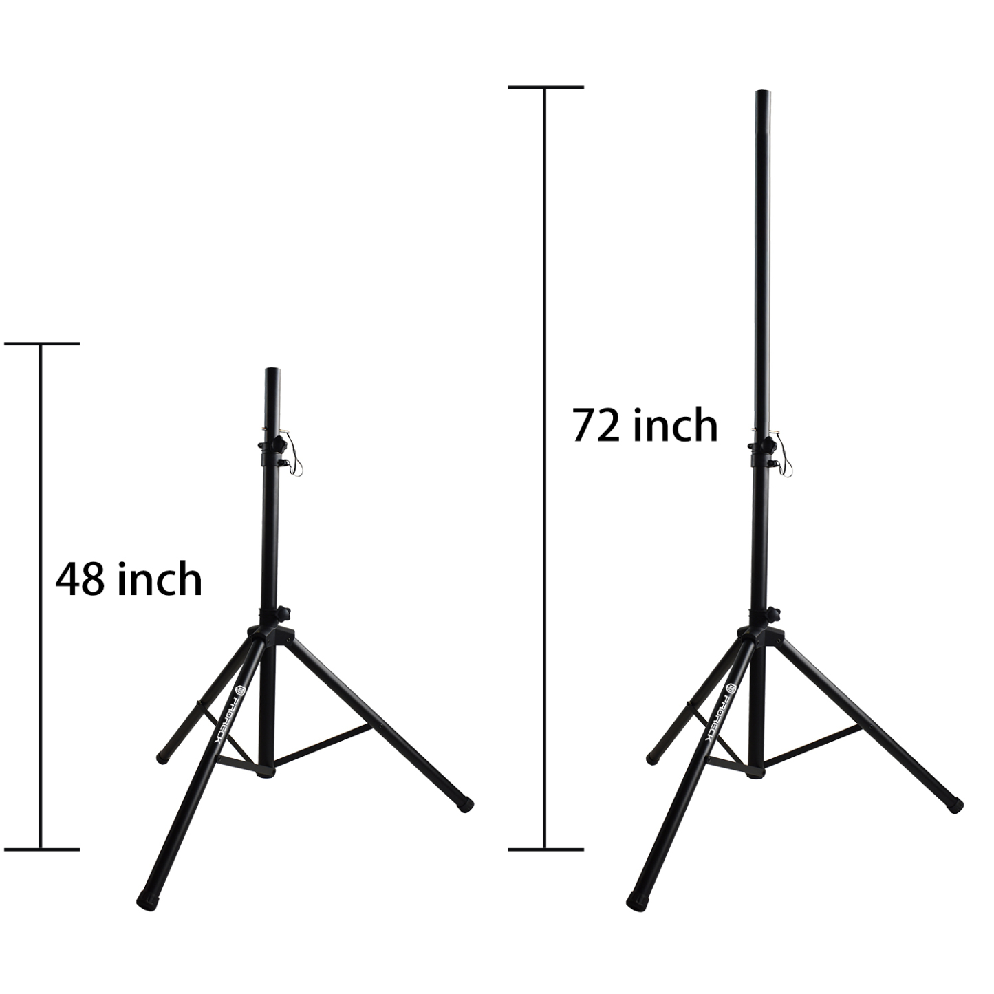 PRORECK Tripod Speaker Stands Pair for Dj/PA Speaker System