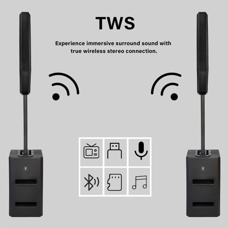 PRORECK 800EX | 12" Tower Speaker 