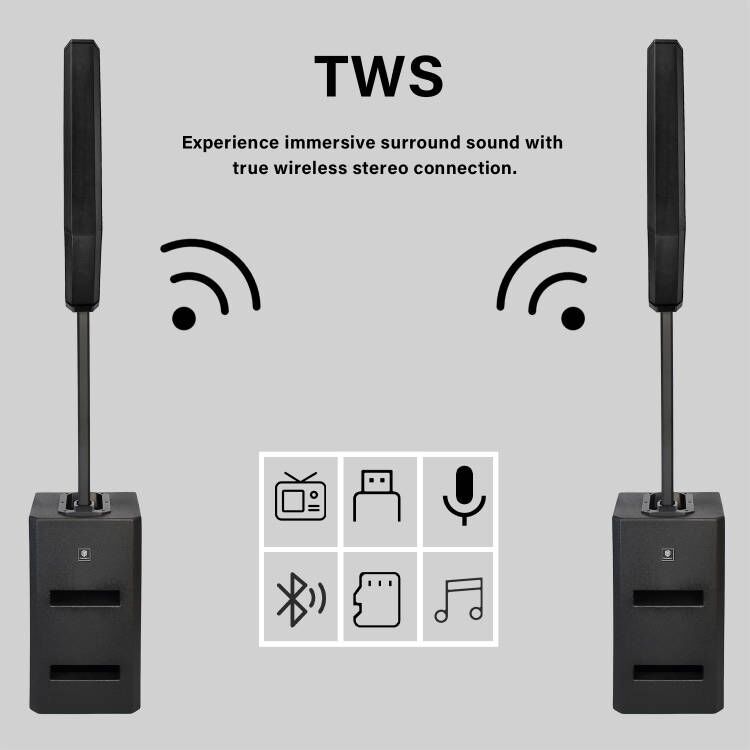 PRORECK 800EX | 12" Tower Speaker 