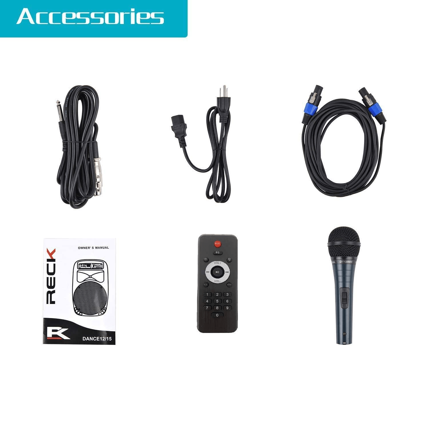 Proreck Dance 12 | Party Speakers 12-Inch 540 Watts Proreck Speakers PA Speakers