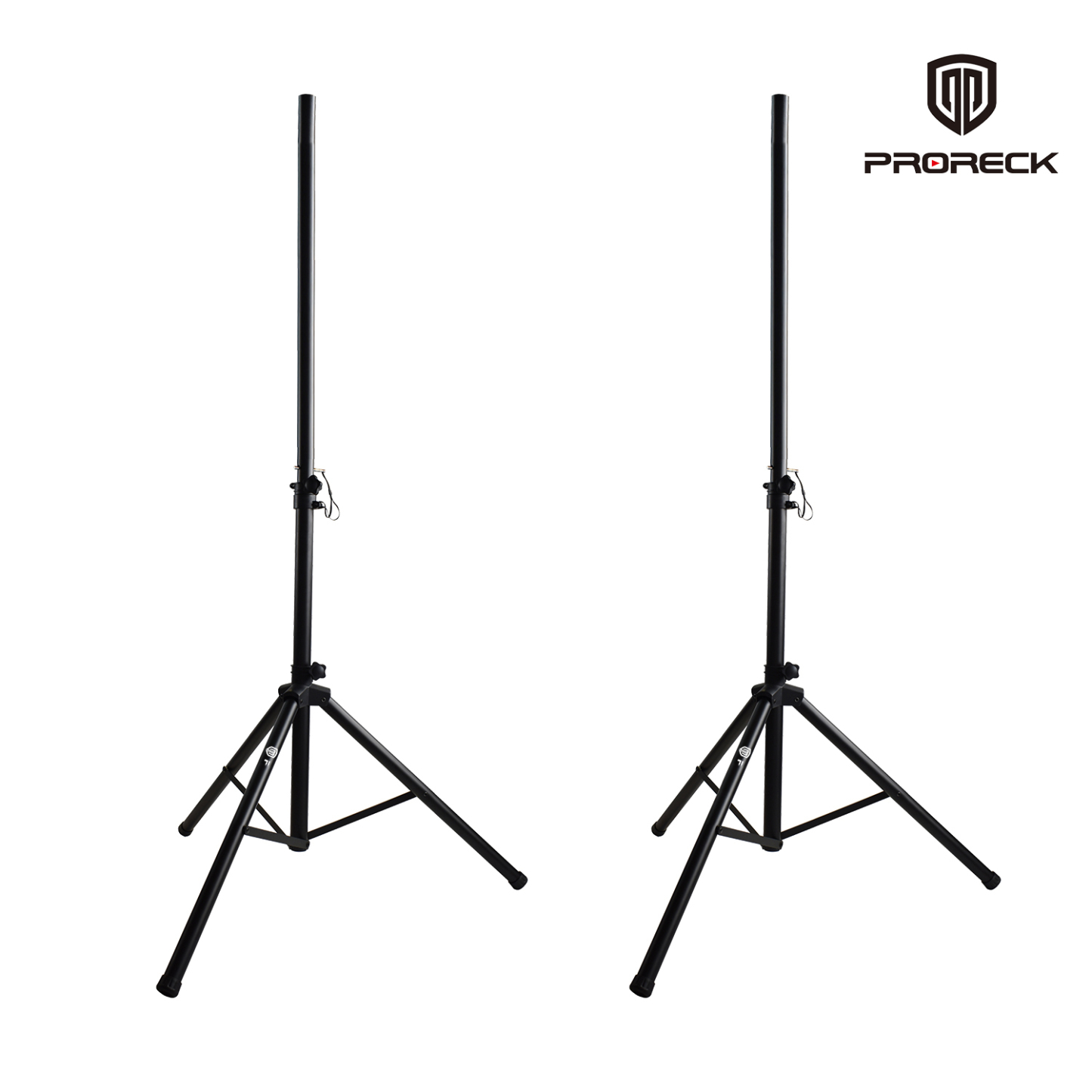 PRORECK Tripod Speaker Stands Pair for Dj/PA Speaker System - PR 15S - Standard Music Accessories